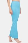 Red Rose Cotton Infused Medium Control Flared Saree Shapewear - Aqua Blue — thumbnail 3